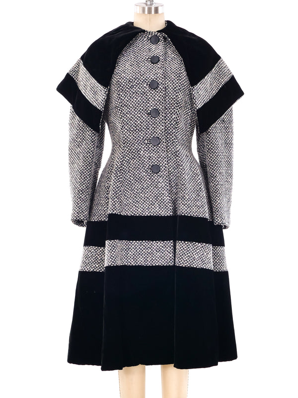 Lilli Ann Tweed Princess Coat Outerwear arcadeshops.com