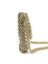 Metallic Silver Chain Strap Bag Accessory arcadeshops.com