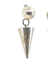 Sterling Silver Spiked Drop Earrings Accessory arcadeshops.com
