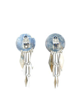 Sterling Silver Fringed Dome Earrings Accessory arcadeshops.com