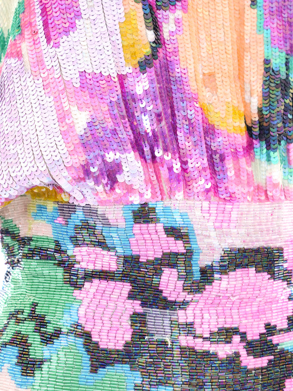 Neil Bieff Sequin Embellished Sleeveless Top Top arcadeshops.com