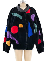 Krizia Multicolor Patchwork Fur Jacket Jacket arcadeshops.com