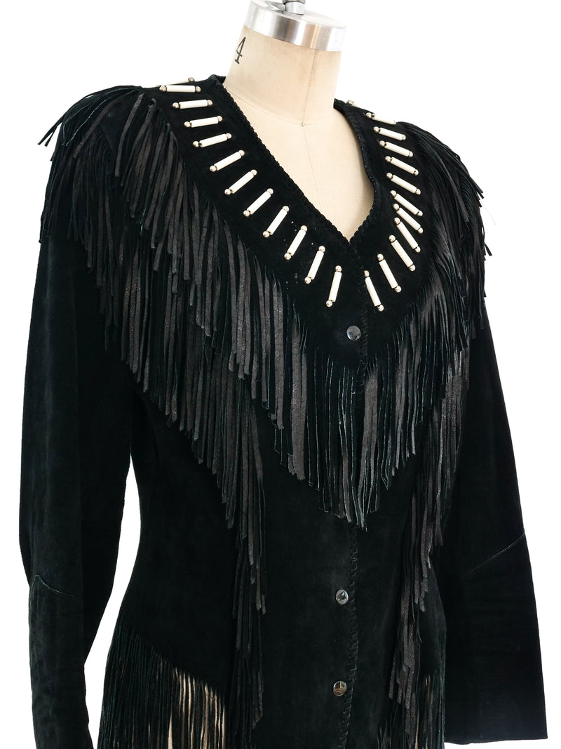 Fringed Suede Western Jacket Jacket arcadeshops.com