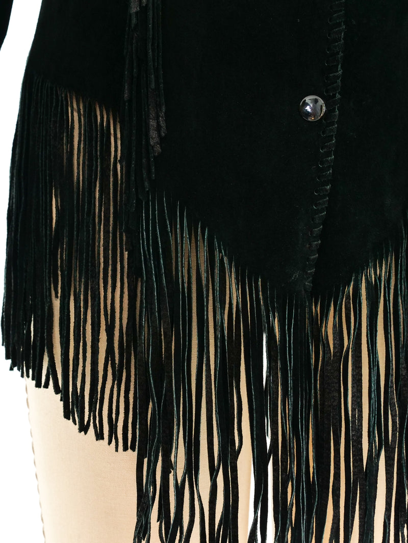 Fringed Suede Western Jacket Jacket arcadeshops.com