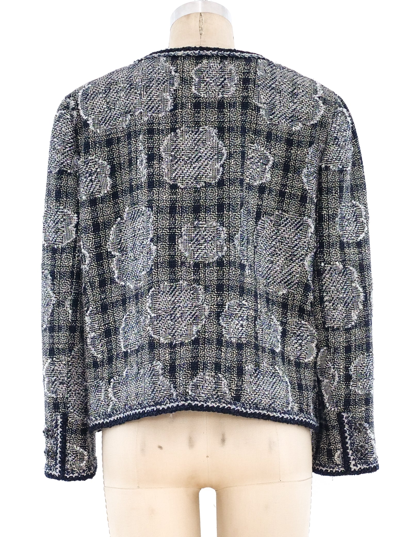 Chanel Camellia Tweed Jacket