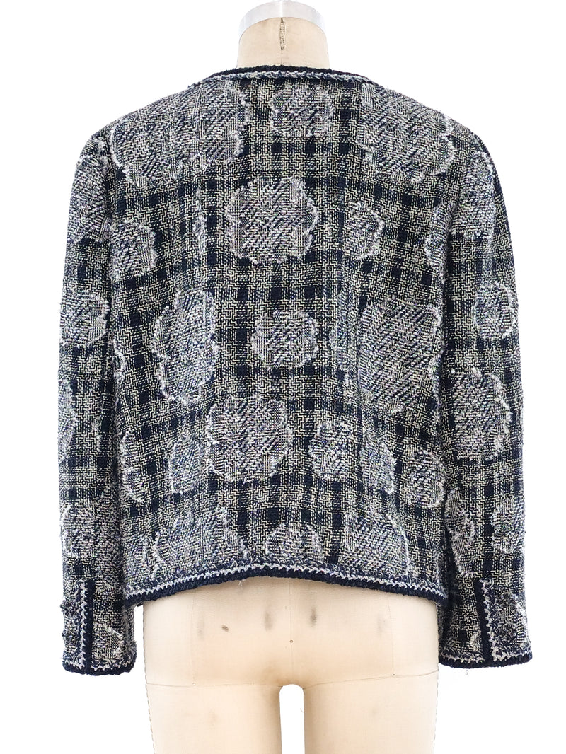 Chanel Camellia Tweed Jacket Jacket arcadeshops.com