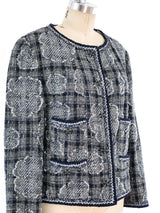 Chanel Camellia Tweed Jacket Jacket arcadeshops.com