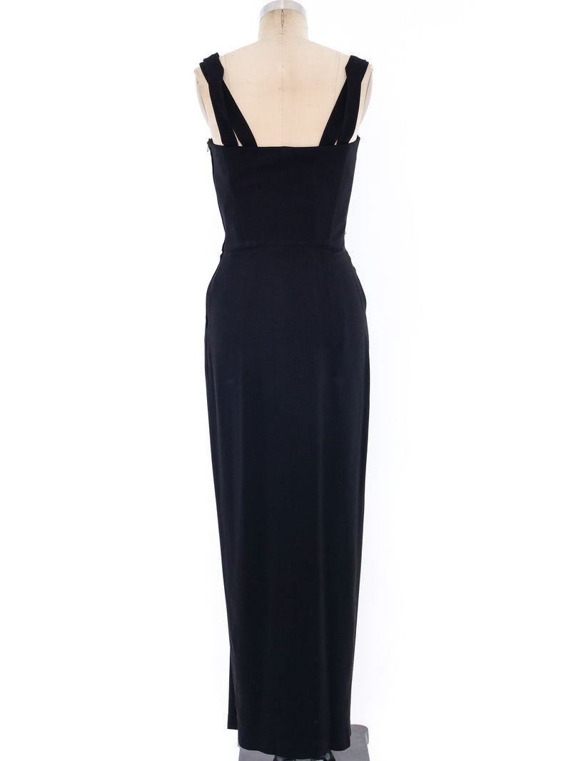 Gianfranco Ferre Embellished Bustier Dress Dress arcadeshops.com