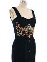 Gianfranco Ferre Embellished Bustier Dress Dress arcadeshops.com