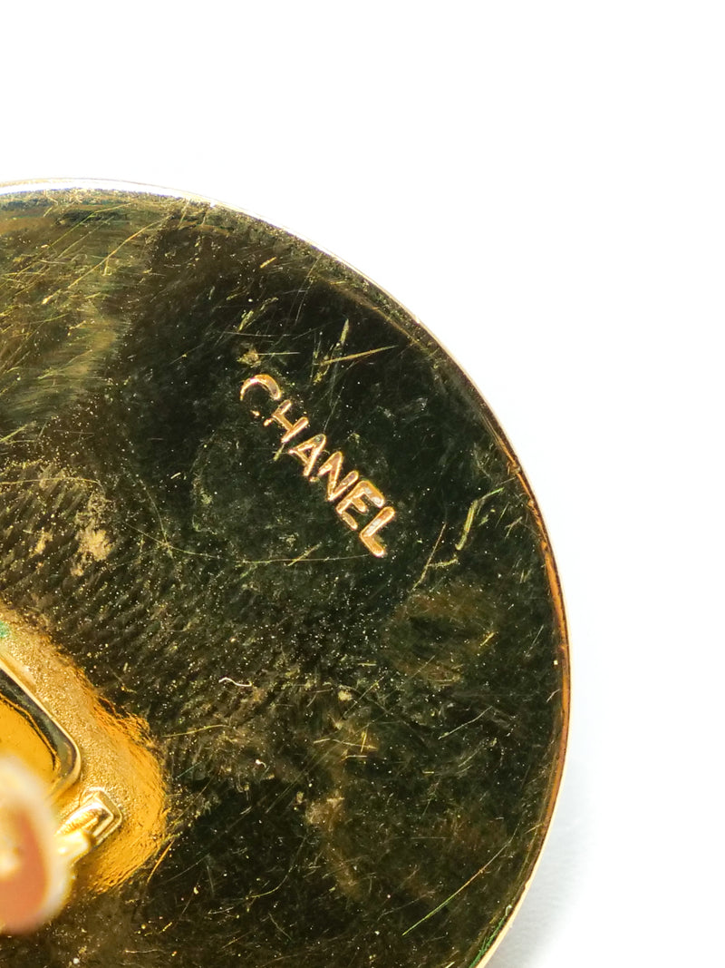 Chanel Pearl Drop Clover Earrings Accessory arcadeshops.com