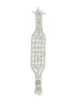 Rhinestone French Cuff Style Bracelet Accessory arcadeshops.com