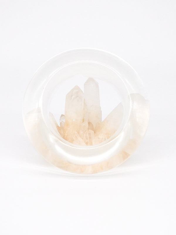 Oversized Lucite Donut Bangle Jewelry arcadeshops.com