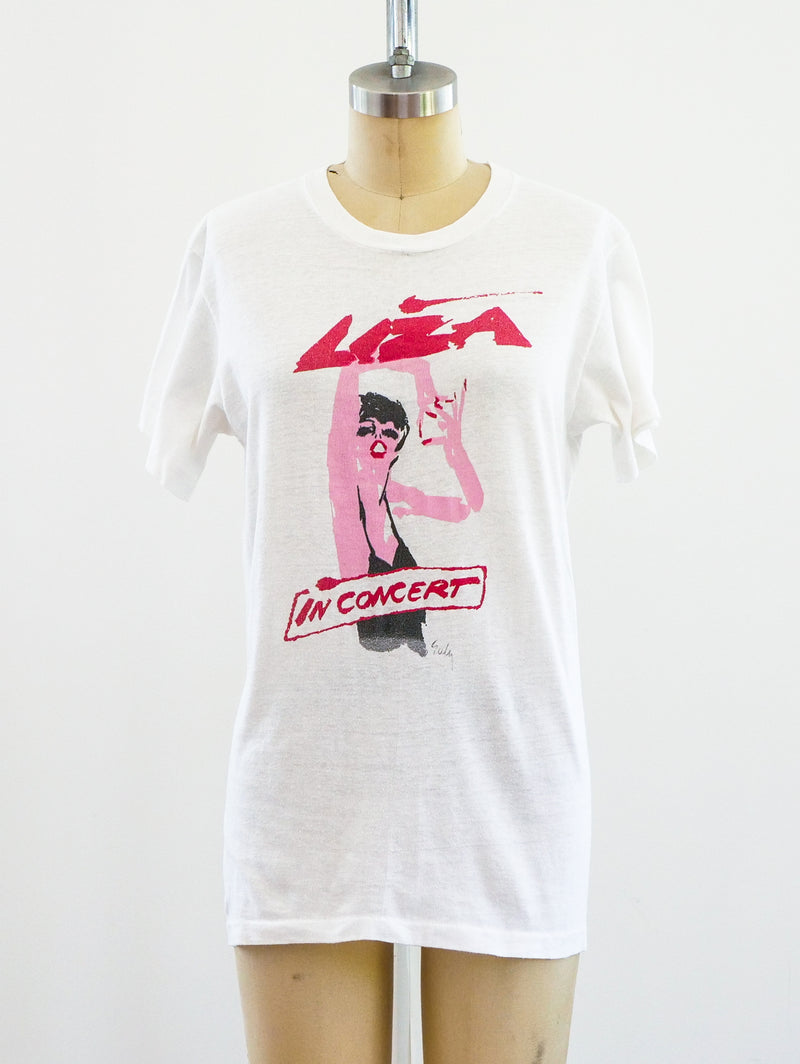 Liza Minnelli Concert Tee T-shirt arcadeshops.com