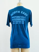North East Motorcycle Shop Tee T-shirt arcadeshops.com
