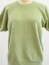 Sage Blank Short Sleeve Sweatshirt T-shirt arcadeshops.com