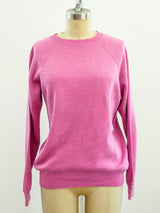 Pink Blank Long Sleeve Sweatshirt T-shirt arcadeshops.com