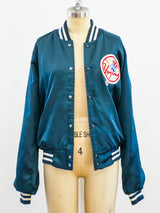 Yankees Satin Bomber Jacket Jacket arcadeshops.com