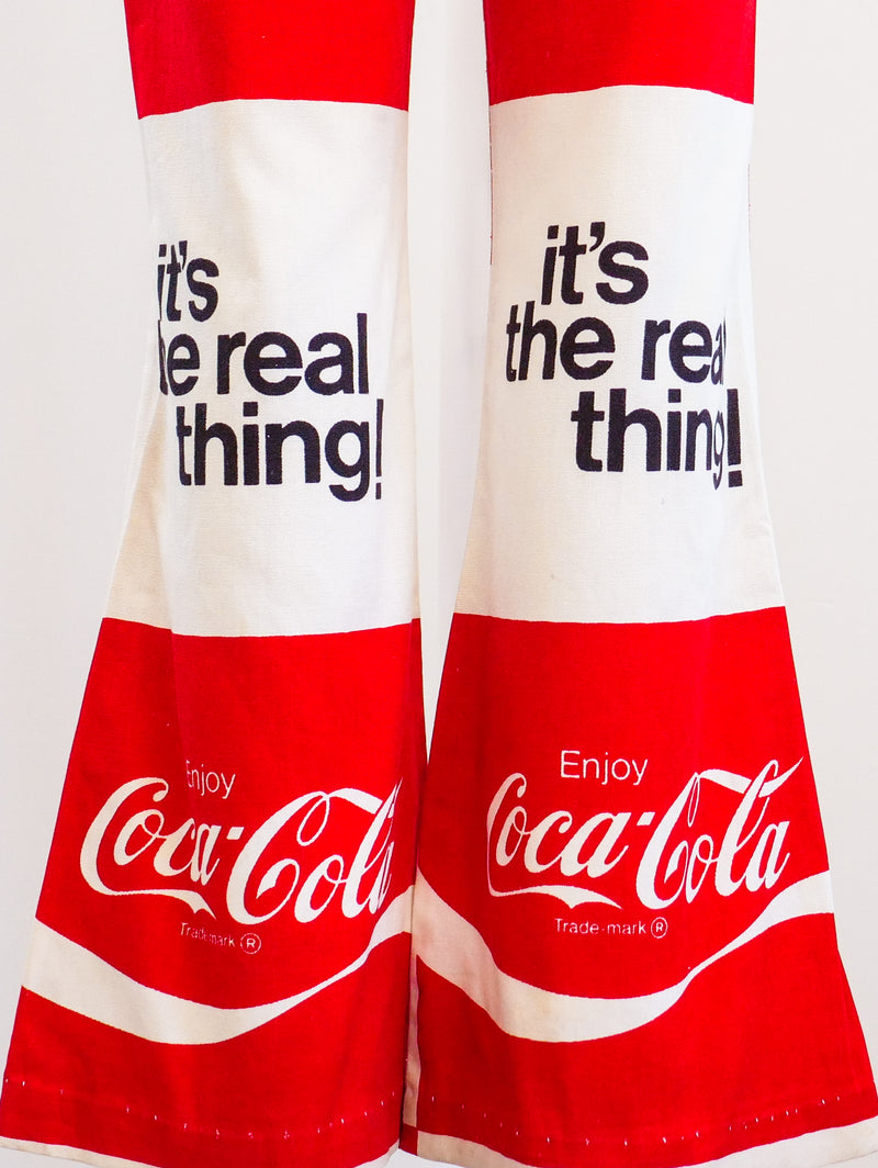 Coca Cola Logo Drawstring Pants Jacket arcadeshops.com