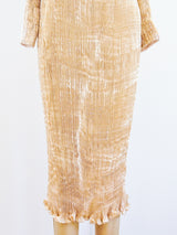 Patricia Lester Plisse Pleated Column Dress Dress arcadeshops.com