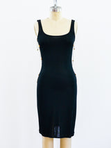 Versace Chain Embellished Jersey Dress Dress arcadeshops.com