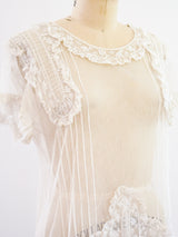 1920s French Net and Lace Dress Dress arcadeshops.com