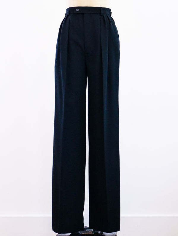 Yves Saint Laurent Sequin Stripe Tuxedo Pants Pants arcadeshops.com