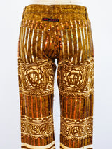 Jean Paul Gaultier Printed Sequin Pants Pants arcadeshops.com