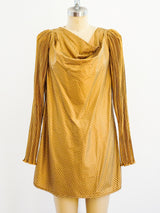 Jeanne Marc Pleated Sleeve Dress Dress arcadeshops.com