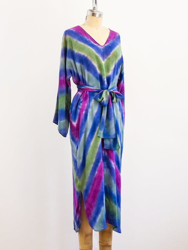 Silk Tie-dye Dress Dress arcadeshops.com