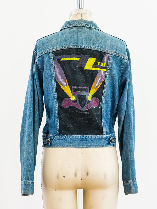 ZZ Top Wrangler denim Jacket Jacket arcadeshops.com