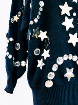 Star embellished sweater Top arcadeshops.com