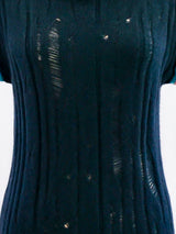M Missoni Knit Fringed Knit Dress Dress arcadeshops.com