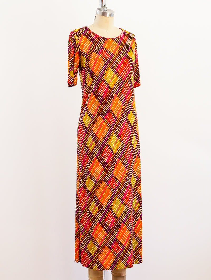 Missoni Printed Silk Jersey Dress Dress arcadeshops.com
