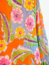 Richilene Embellished Silk Chiffon Maxi Dress Dress arcadeshops.com