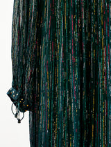 Rainbow Lurex Stripe Gauze Indian Dress Dress arcadeshops.com