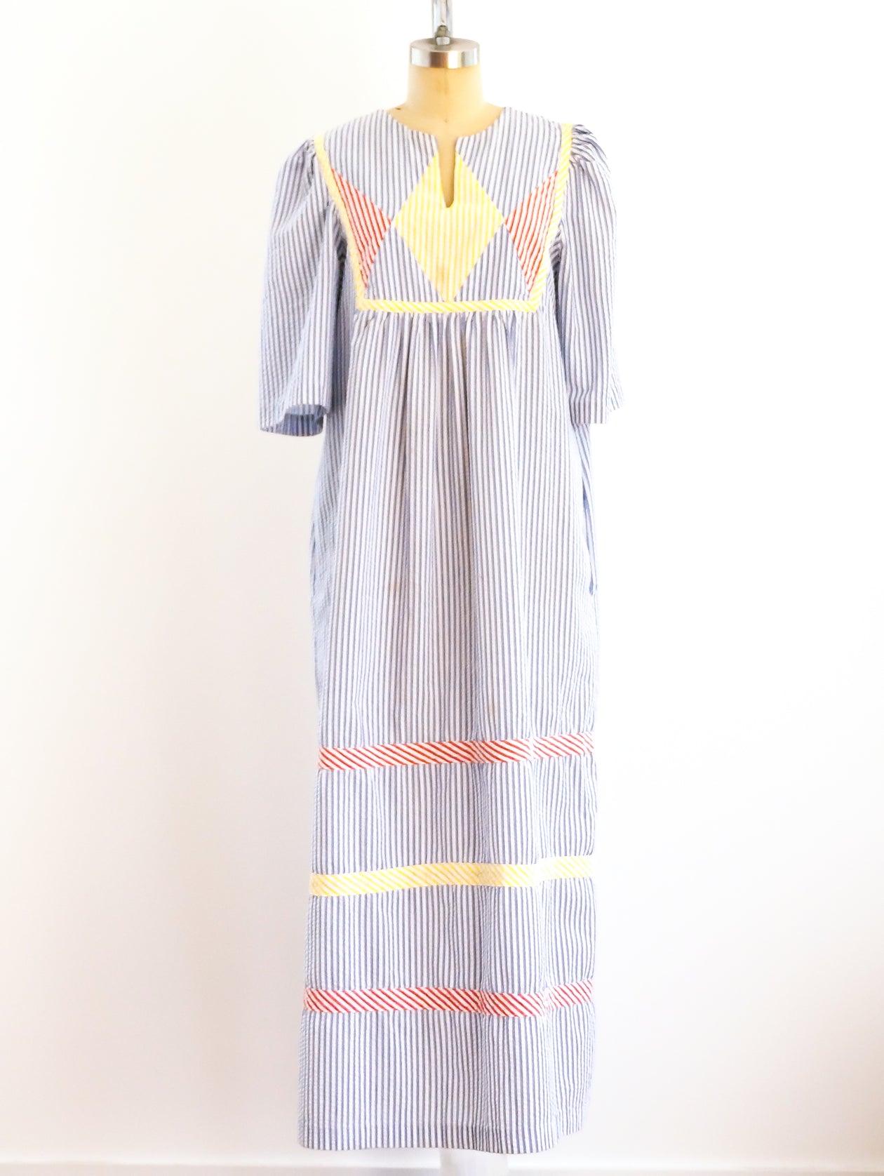 chinese dress ladies By The Bay Seersucker Maxi Dress