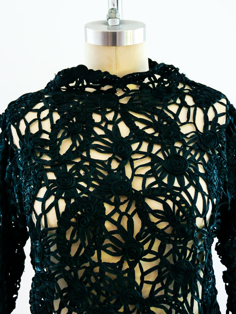 Black Tape Lace Dress Dress arcadeshops.com