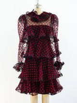 Arnold Scaasi Tiered Dress Dress arcadeshops.com