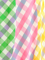 Pastel Rainbow Check Skirt Bottom arcadeshops.com