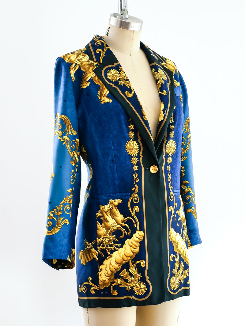 Hermes Cosmos Silk Jacket Jacket arcadeshops.com