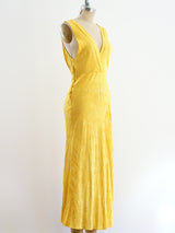 Overdyed Silk Jacquard Slip Dress Dress arcadeshops.com