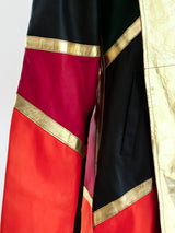 Colorblock Leather Jacket Jacket arcadeshops.com