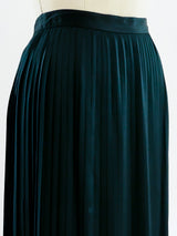 Christian Dior Pleated Satin Skirt Bottom arcadeshops.com