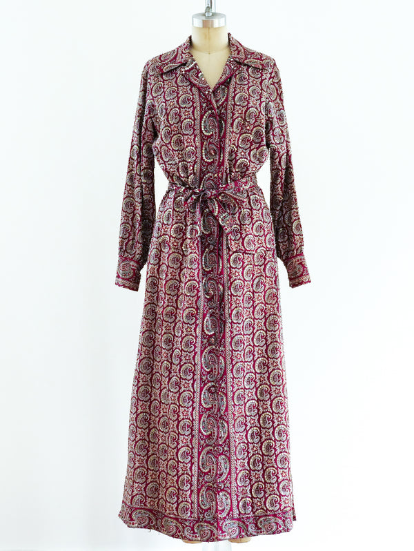 Beaded Paisley Shirt Dress/Duster Dress arcadeshops.com
