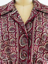 Beaded Paisley Shirt Dress/Duster Dress arcadeshops.com