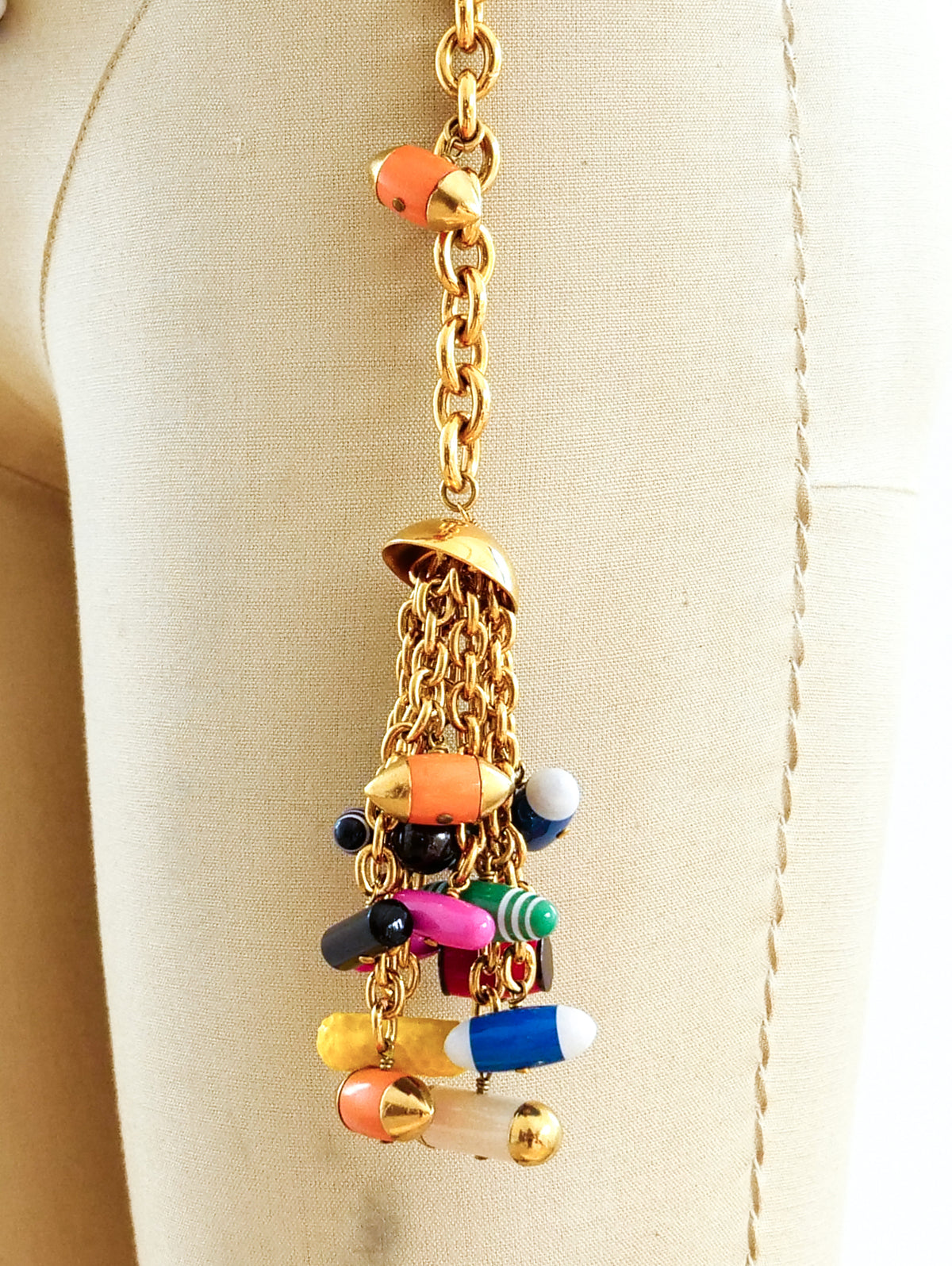 Chanel Fall 1991 Pill Charm Belt