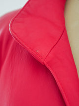 Red Leather Jacket Jacket arcadeshops.com