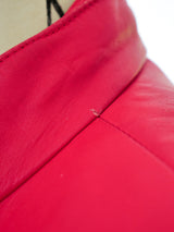 Red Leather Jacket Jacket arcadeshops.com
