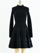 Alaia Fit and Flare Knit Dress Dress arcadeshops.com