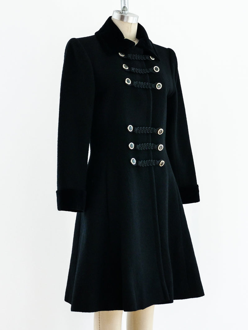 Yves Saint Laurent Russian Collection Wool Coat Jacket arcadeshops.com